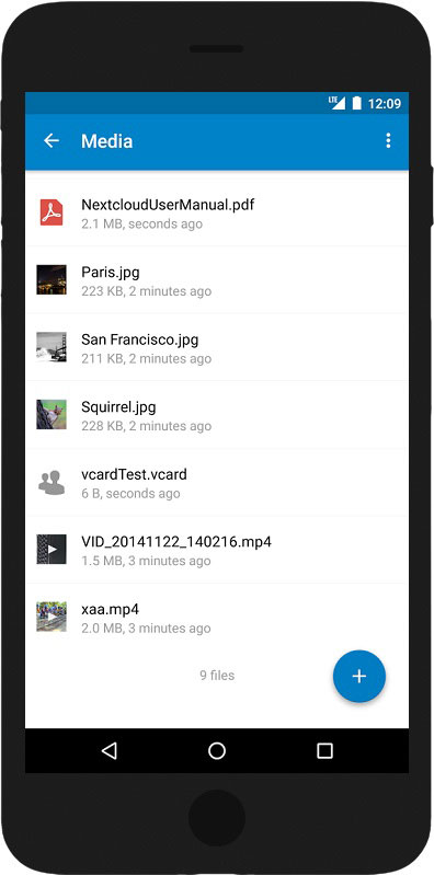 Nextcloud auf dem Smartphone